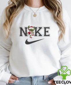 Grinch Stitch Funny Stoles Nike Logo Christmas 2023 Shirt