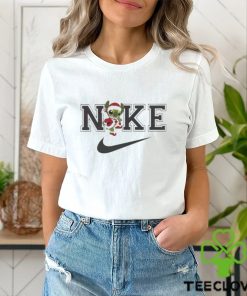 Grinch Stitch Funny Stoles Nike Logo Christmas 2023 Shirt