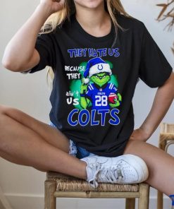 Grinch Stole Christmas they hate us Because they ain’t us Indianapolis Colts SHIRT