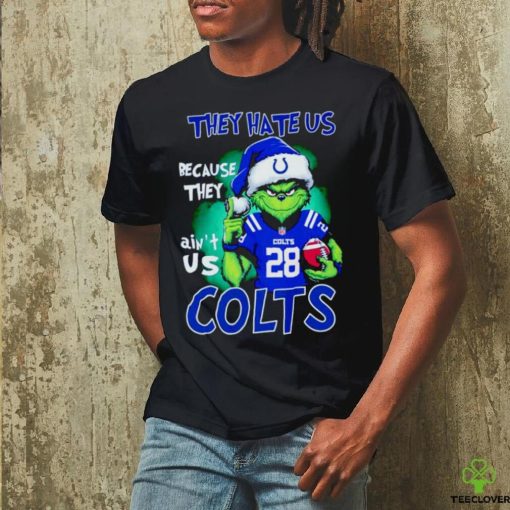 Grinch Stole Christmas they hate us Because they ain’t us Indianapolis Colts SHIRT