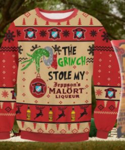 Grinch Stole Malort Ugly Sweater