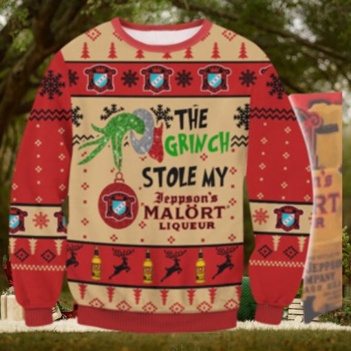 Grinch Stole Malort Ugly Sweater