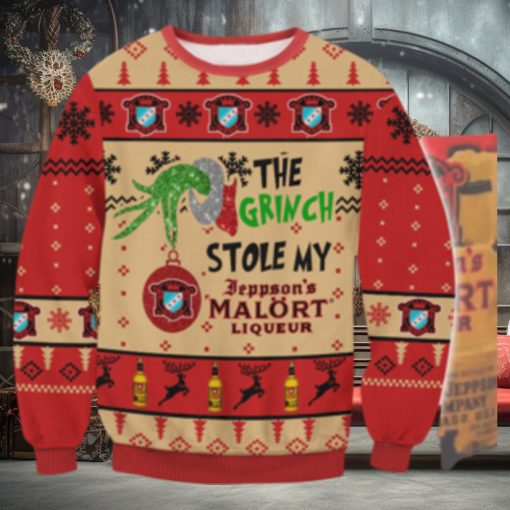 Grinch Stole Malort Ugly Sweater