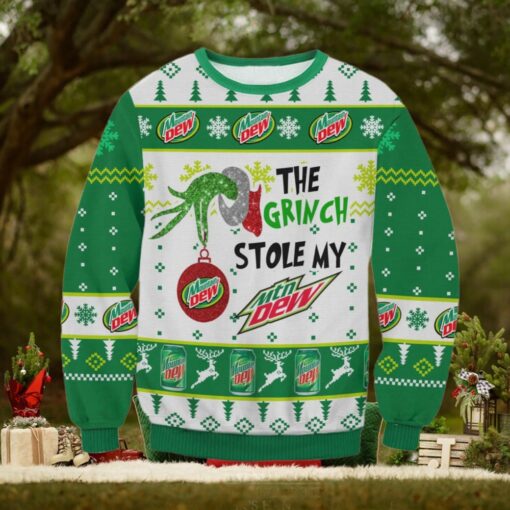 Grinch Stole Mountain Dew Ugly Sweater