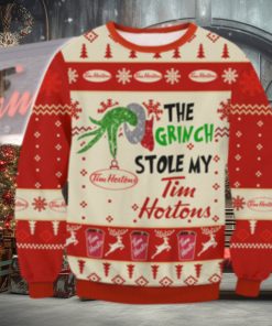 Grinch Stole Tim Hortons Ugly Sweater