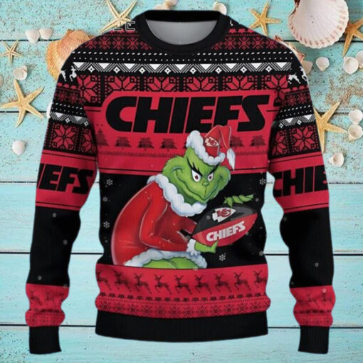 Grinch Stolen Kansas City Chiefs Christmas Sweater