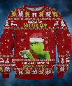 Grinch Switch Butter Cup Ugly Christmas Sweater Funny Gift