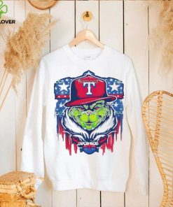 Grinch Texas Rangers Baseball Team MLB Logo T Shirt