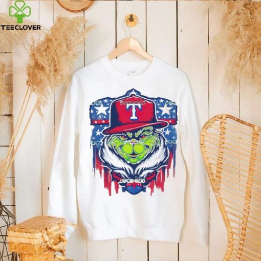 Grinch Texas Rangers Baseball Team MLB Logo T Shirt