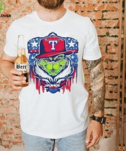 Grinch Texas Rangers Baseball Team MLB Logo T Shirt