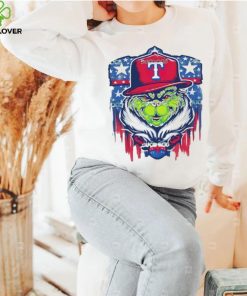 Grinch Texas Rangers Baseball Team MLB Logo T Shirt