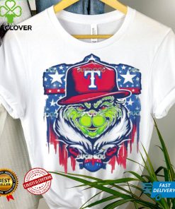 Grinch Texas Rangers Baseball Team MLB Logo T Shirt