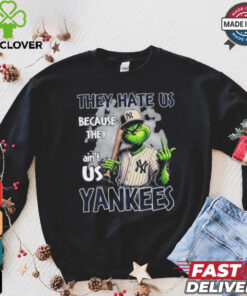 Grinch They Hate Us Because They Ain’t Us New York Yankees Christmas Shirt 3 Grinch They Hate Us Because They Ain’t Us New York Yankees Christmas Shirt