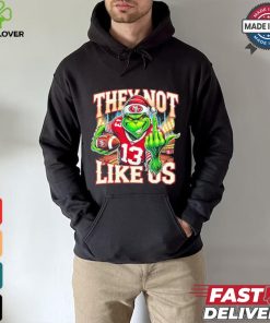 Grinch They Not Like Us 13 Football Shirt