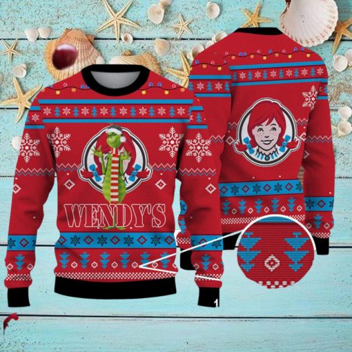 Grinch Wendy’s Cute Ugly Christmas Sweater For Men And Women Holiday Gift