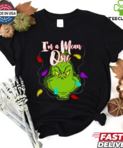 Grinch With Light I’m A Mean One Christmas T Shirt