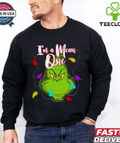 Grinch With Light I’m A Mean One Christmas T Shirt