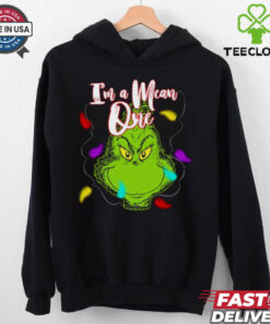 Grinch With Light I’m A Mean One Christmas T Shirt
