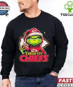 Grinch With My Kansas City Chiefs Christmas 2024 Shirt