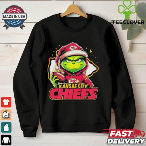 Grinch With My Kansas City Chiefs Christmas 2024 Shirt
