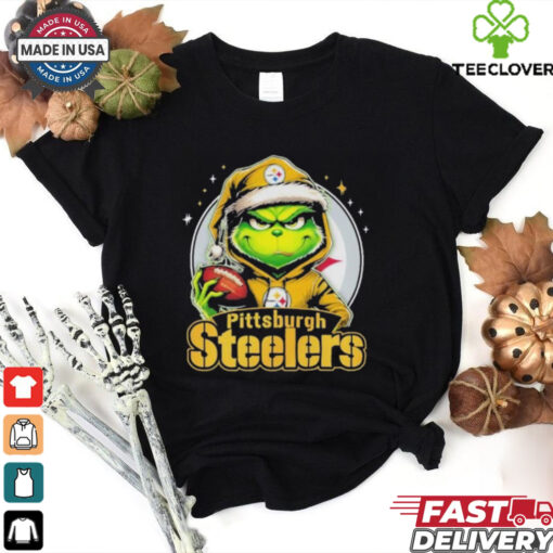 Grinch With My Pittsburgh Steelers Christmas 2024 Shirt