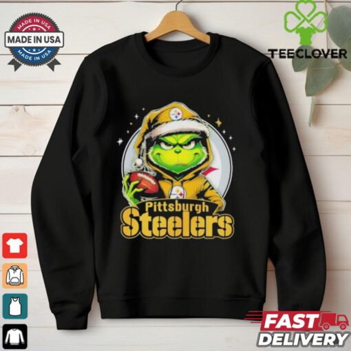 Grinch With My Pittsburgh Steelers Christmas 2024 Shirt