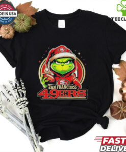 Grinch With My San Francisco 49ers Christmas 2024 Shirt