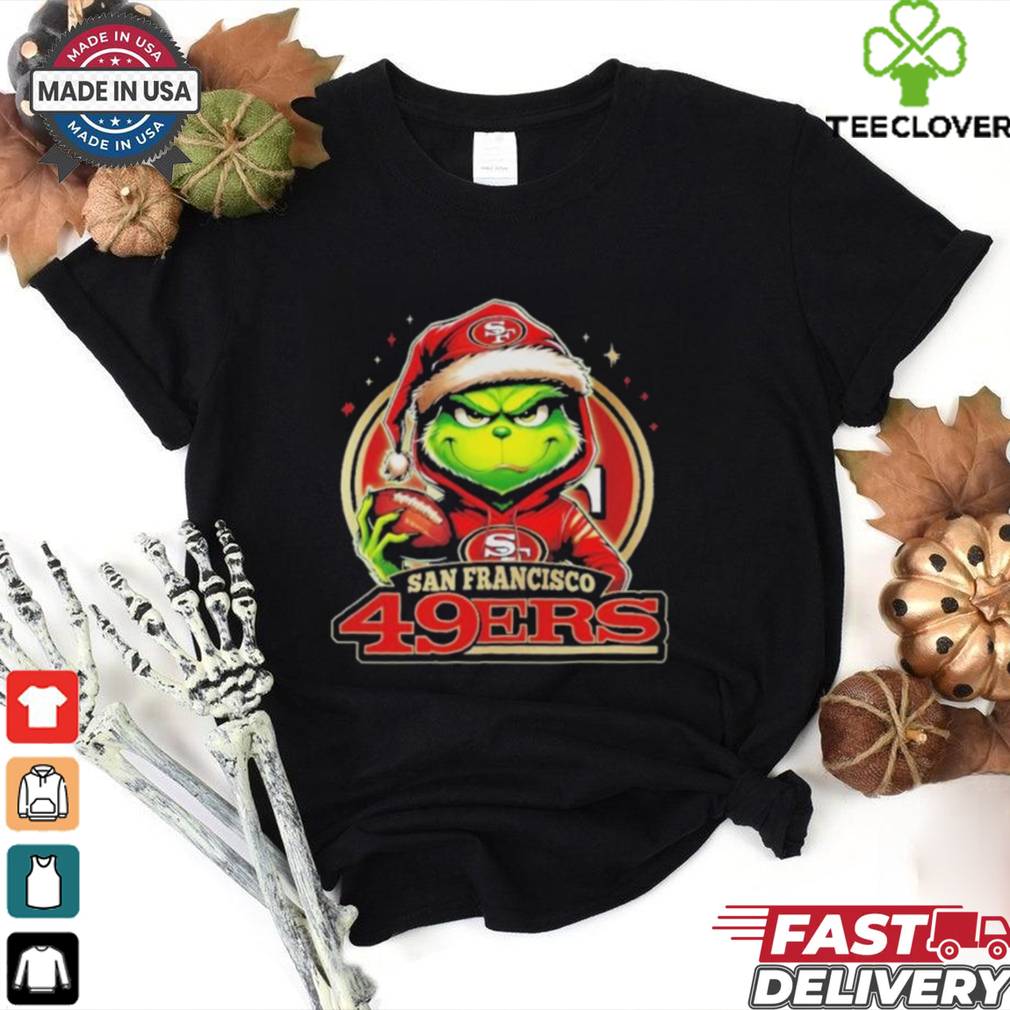 Grinch With My San Francisco 49ers Christmas 2024 Shirt Grinch With My San Francisco 49ers Christmas 2024 Shirt