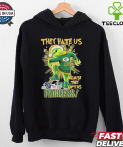 Grinch X Green Bay Packers They Hate Us Because They Ain’t Us Stomp On NFL 2024 Shirt