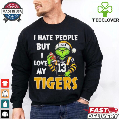 Grinch X Lsu Tigers I Hate People But I Love My Tigers Shirt