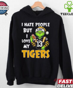 Grinch X Lsu Tigers I Hate People But I Love My Tigers Shirt