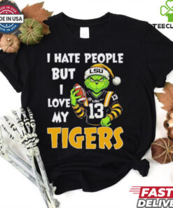 Grinch X Lsu Tigers I Hate People But I Love My Tigers Shirt