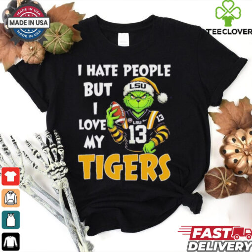 Grinch X Lsu Tigers I Hate People But I Love My Tigers Shirt