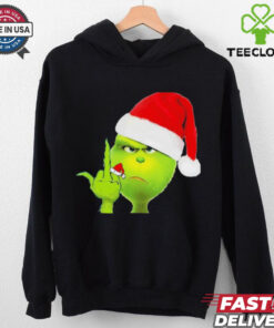 Grinch X Middle Finger Pour Hommes Christmas Shirt