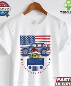 Grinch an American tradition USA flag shirt