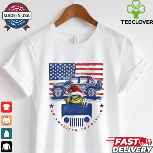 Grinch an American tradition USA flag shirt
