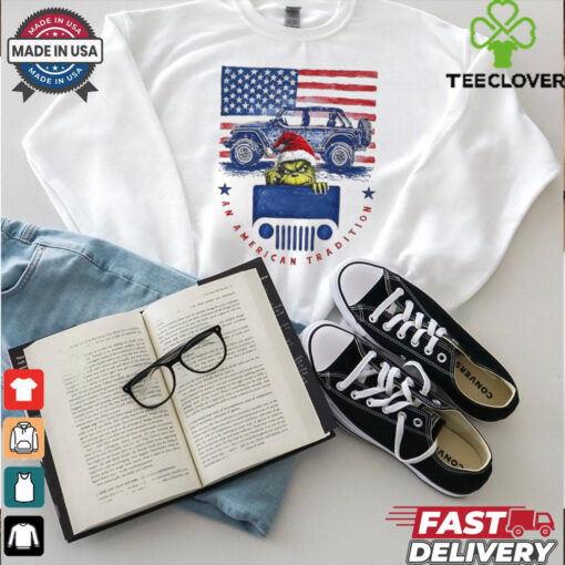 Grinch an American tradition USA flag shirt