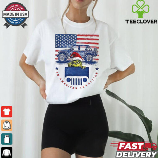 Grinch an American tradition USA flag shirt