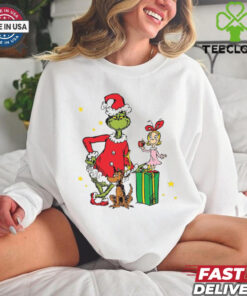 Grinch and Cindy Lou Who Grinchmas T shirt
