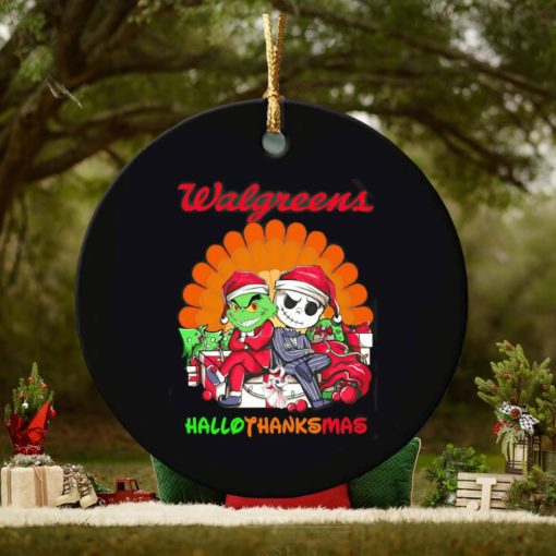 Grinch and Jack Skellington Walgreens HalloThanksMas ornament