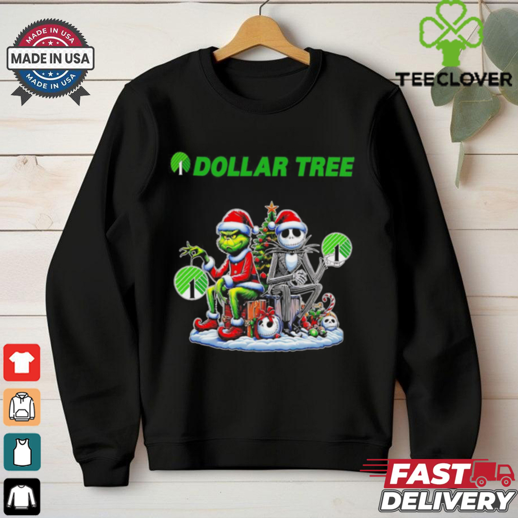 Grinch and Jack Skellington dollar tree Christmas shirt Grinch and Jack Skellington dollar tree Christmas shirt