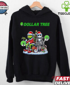 Grinch and Jack Skellington dollar tree Christmas shirt