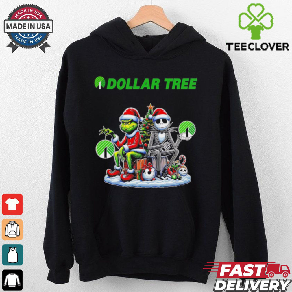 Grinch and Jack Skellington dollar tree Christmas shirt Grinch and Jack Skellington dollar tree Christmas shirt