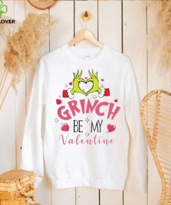 Grinch be my Valentine 2024 retro hoodie, sweater, longsleeve, shirt v-neck, t-shirt