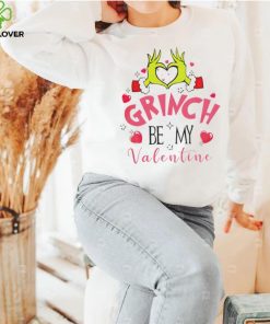 Grinch be my Valentine 2024 retro hoodie, sweater, longsleeve, shirt v-neck, t-shirt