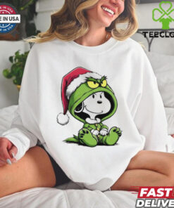 Grinch disguise Snoopy christmas shirt