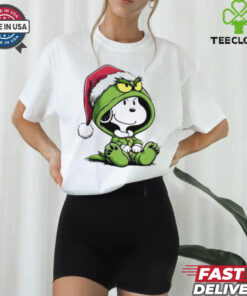 Grinch disguise Snoopy christmas shirt