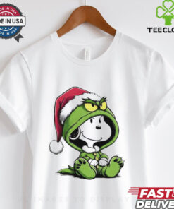 Grinch disguise Snoopy christmas shirt
