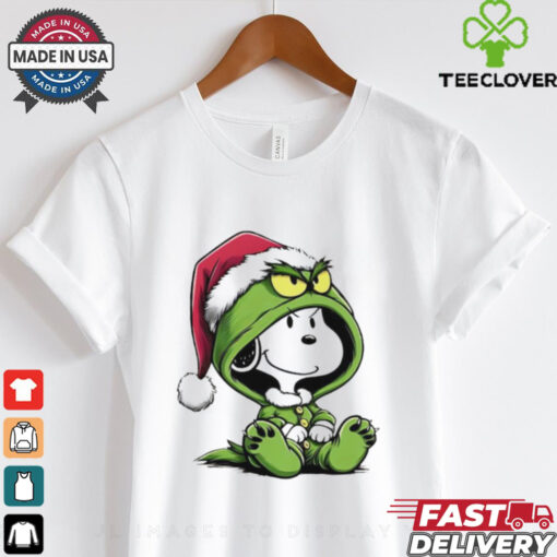 Grinch disguise Snoopy christmas shirt