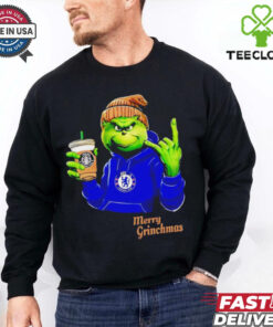 Grinch drink Starbucks Chelsea merry Christmas shirt